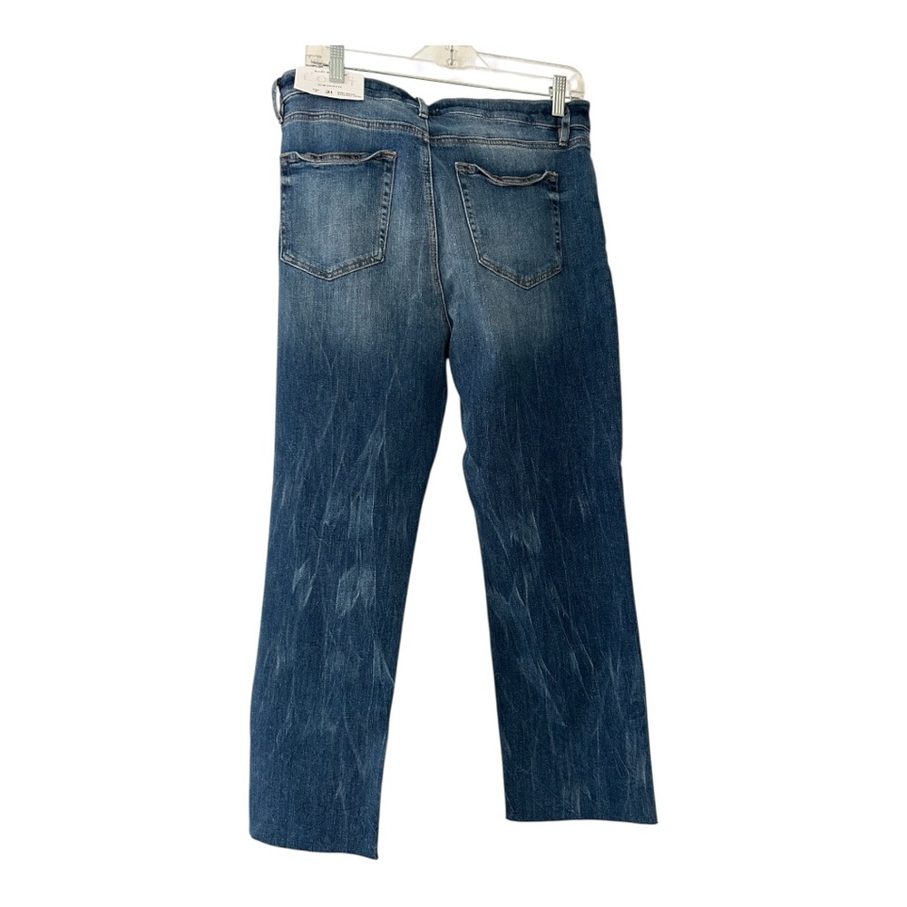 LOFT High Waist Straight Crop Jeans - Picture 2 of 8